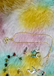 Brand new Charming Dolphin &amp; Heart Jewelry Set