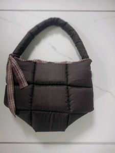 Quilted Puffer Shoulder Bag