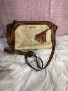 vilanova leather + jute high quality bag