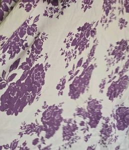 Purple Floral Kurta set
