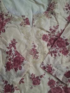 Floral Print Kurta
