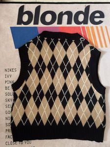 Argyle Knit Vest - Classic Style