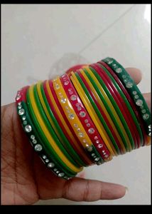 navratri special multicolour bangles