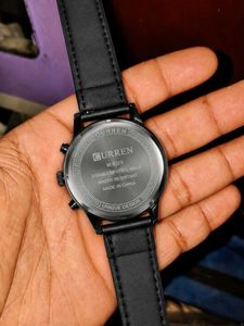 Curren Black Stylish Watch