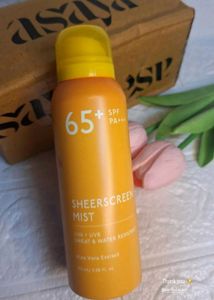 Asaya Sheerscreen Mist SPF 65+