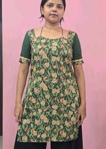 handmade trendy green kurti