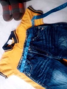 Very Beautiful Boy And Girl Dress T, Shirt Ad Jean