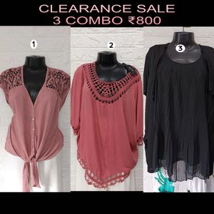 3 COMBO TOP ₹800❌CLEARANCE SALE ❌