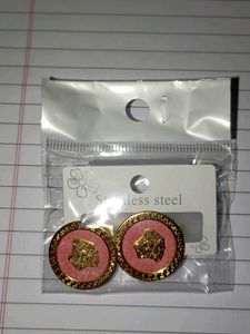 Golden Flower Earrings