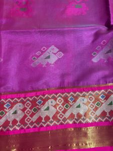 Beautiful Blue and Pink Saree