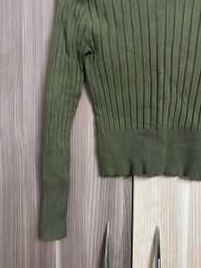 ZARA Ribbed Knit Top