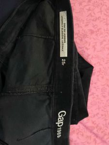Gap Black Velvet Pants