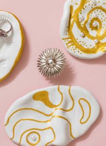Handmade Clay Trinket Set