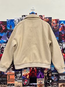 Beige Varsity Jacket