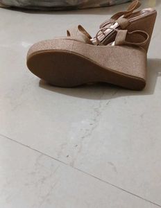 Sparkly Wedge Heels
