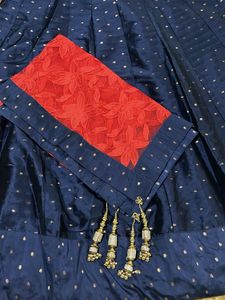 Elegant Navy Blue Kurta Set