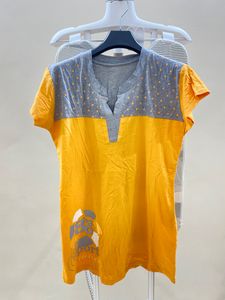 Sporty Yellow & Grey T-Shirt