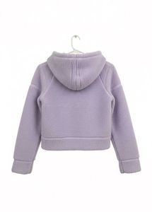 Lavender Fleece Zip-Up Hoodie