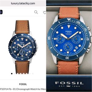 Fossil Chronograph Blue Dial Watch FB-01 series*#