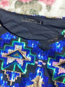 Price Drop 😍 Zara Aztec Sequin Dress