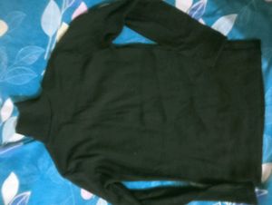 Classic Black Turtleneck Top