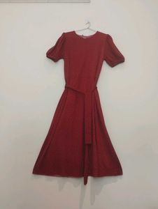 ZARA Basic Classic Red Polka Dot