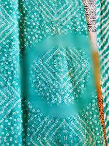 Green Printed Kurta Set with Duppata