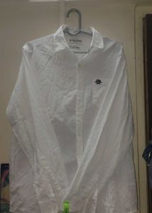 US Polo Assn. Men's White Casual Shirt