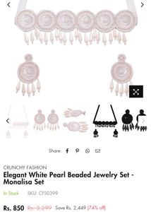 Pearl Choker Set