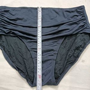 ⭐ High-Waisted Ruched Bikini Bottoms