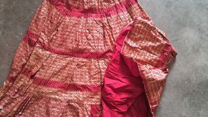 Red Ethnic Skirt