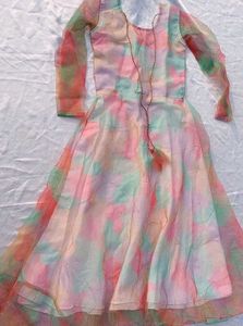 Beautiful Tie-Dye Kurta Set with Dupatta
