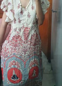 Ritu Kumar Bohemian Print Midi Dress