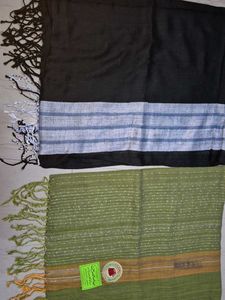 New Cotton Stylish Dupattas - Set of 2