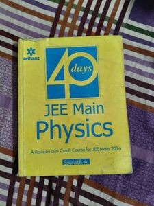 40 Days JEE Main Physics Book