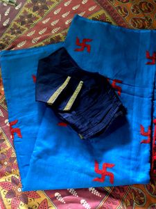 Daily 🎁🎉wear Saree With Blause ❤️