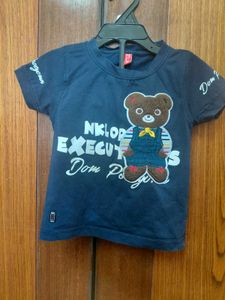 Cute Blue Bear T-Shirt