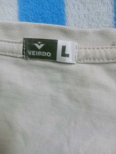 veirdo og Cream Graphic T-Shirt