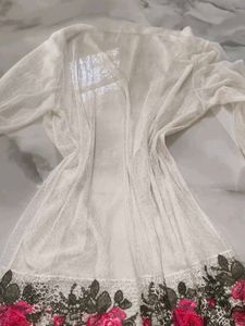 Embroidered Net shrug