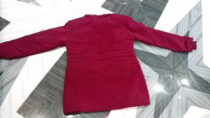 Trendy Winter Jacket for Women  Maroon Padded
