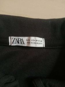 Classic Black Ribbed Polo T-Shirt