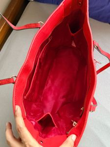 Vibrant Red Tote Bag
