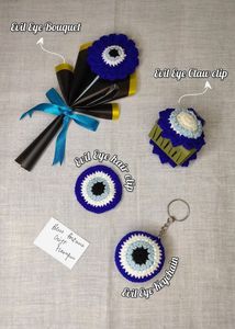 Crocheted Sunflower Set
