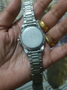 Silver Daily wear Watch