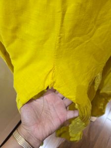 🇮🇳Freedom Sale🇮🇳Yellow Tiered Palazzo Pants