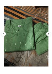 Elegant Green Kurta Set