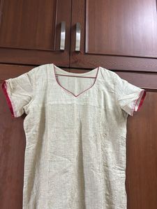 Elegant Beige Kurta for Women