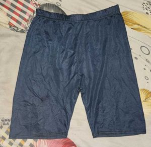 black Biker cycling Shorts under skirt and an