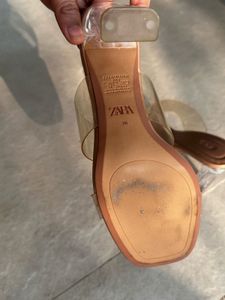 ZARA Clear Strap Sandals