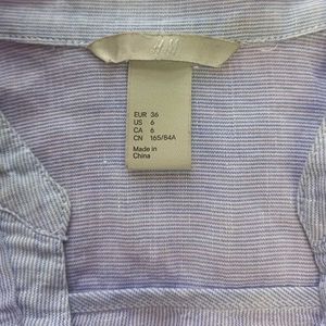 Soft Blue Siren Button-Down Blouse